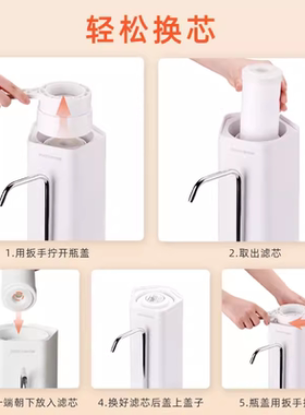 麦凯隆净水器滤芯MA-A201家用厨房水龙头超滤自来水过滤器台上式