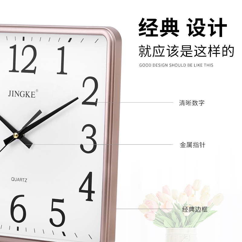 北欧挂钟客厅个性创意钟表表挂墙家用时钟现代简约挂表时尚石英钟 - 图1