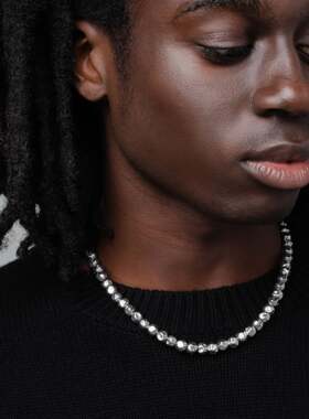 JPOP原创设计手工串珠项链女小众高级感锁骨链