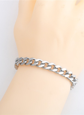 发型师朋克风夜店街舞钛钢手链