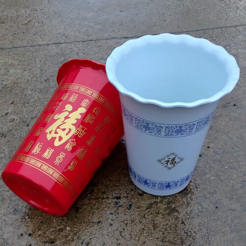 塑料树脂大花盆种花种树加厚特大种发财树金钱树家用室内阳台种植 - 图2