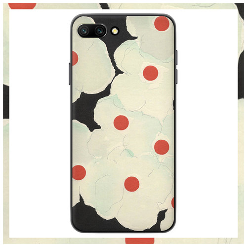 适用于荣耀v30pro手机壳v20/v40红色波点50se/30s/20磨砂软防摔9/60 - 图1