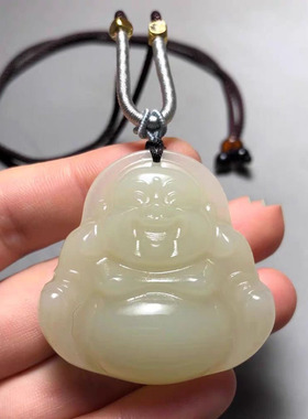 佛公吊坠女挂坠观音挂件弥勒佛晴水大肚佛项链情侣时尚百搭