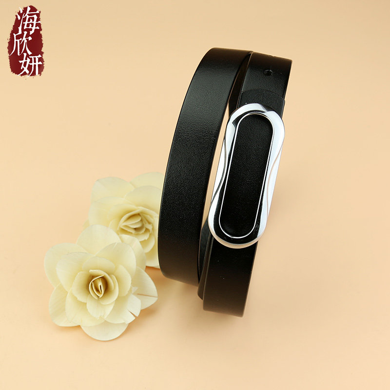 皮带女头层牛皮黑色休闲简约百搭韩国腰带细真皮牛仔裤带装饰配裙,淘宝优惠券,粉丝福利购,淘宝优惠卷