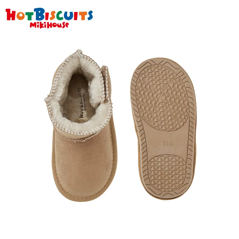 Тёплые снегоступы MIKIHOUSE HOT BISCUITSBoys и девочки, детские осень и зима