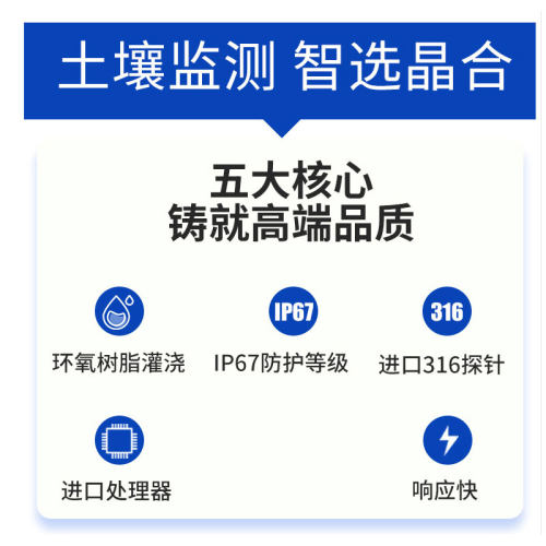 土壤氮磷钾传感器485/4G温湿度ph农业园林大棚土质养分肥力检测仪 - 图2