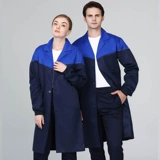 Длинный износостойкий нагрудник для работы, длина макси, короткий рукав