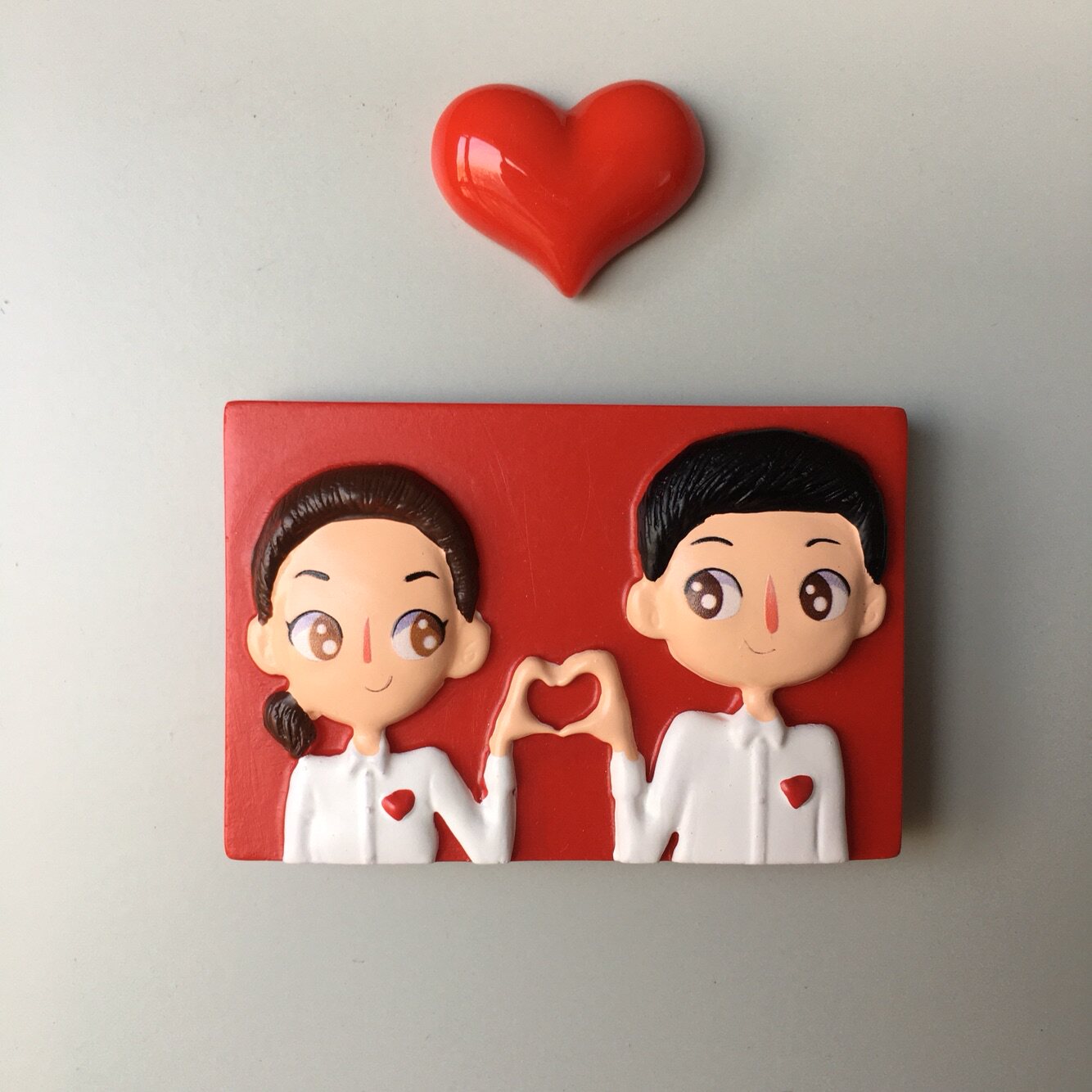 抖音结婚喜字冰箱贴纸情侣照片3d立体婚房婚庆装饰喜庆文字磁铁贴