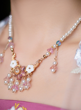 原创珍珠琉璃古风仙气女