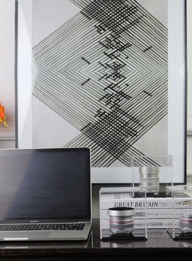 样板间软装陈设书架艺术风摆件