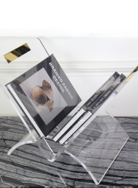 杂志架轻奢风落地阳台陈设摆件