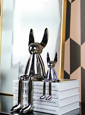 隔断架装饰柜陈列金属轻奢风摆件