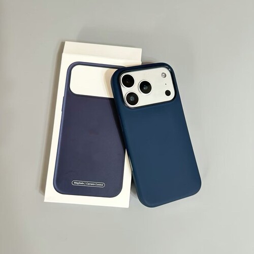 适用于苹果17promax官网同款液态硅胶磁吸手机壳iPhone17pro带动画Air防摔MagSafe磁吸简约相机按键保护套 - 图0