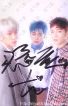 EXO-CBX side Berxian Kim Min-kins large pro-pen signature BloomingDays promotional photo