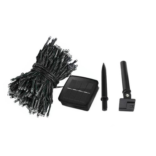 太阳能彩灯带闪灯串灯满天星户外防水七彩闪烁装饰灯房间庭院变色 - 图3