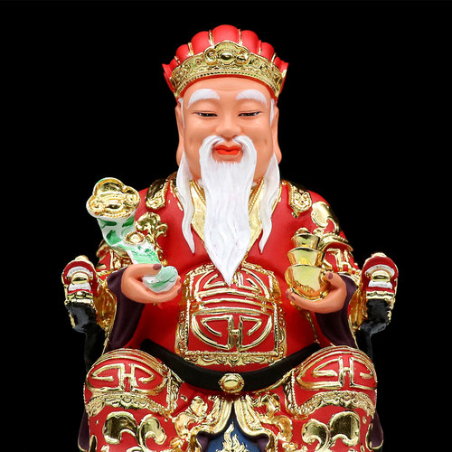 包邮树脂福德正神土地公婆土地婆神像土地爷土地奶家用工艺摆件 - 图3
