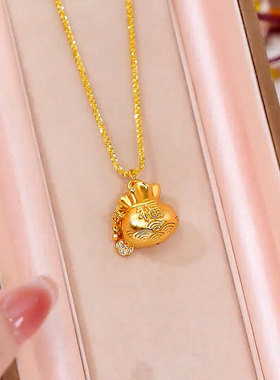 2024年新款满天星钱袋项链时尚女