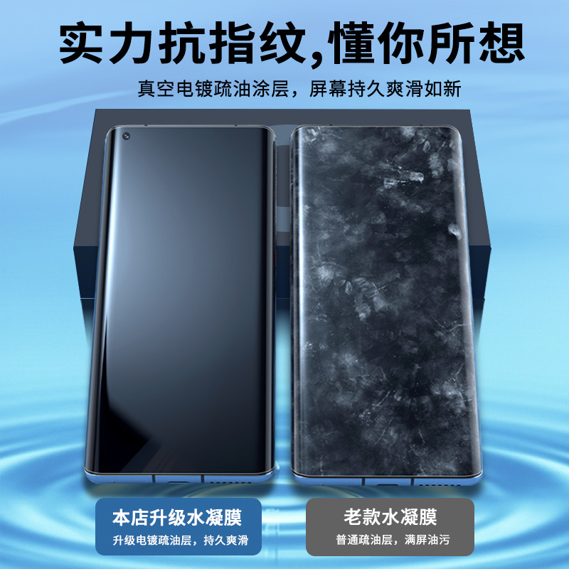 OPPOReno6Pro手机膜reno钢化水凝膜5G全胶oppo曲屏ren06pr0曲面屏0pp0新款opporeon6reon十opporen6opro+适用 - 图2