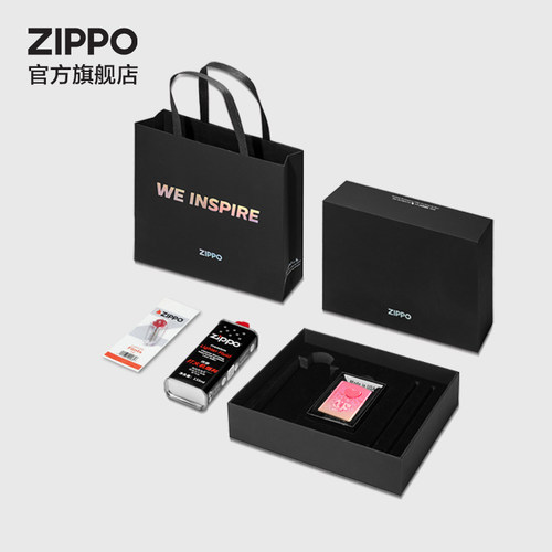 ZIPPO官方旗舰店正品煤油打火机之宝恋爱至死套装送男生生日礼物 - 图3