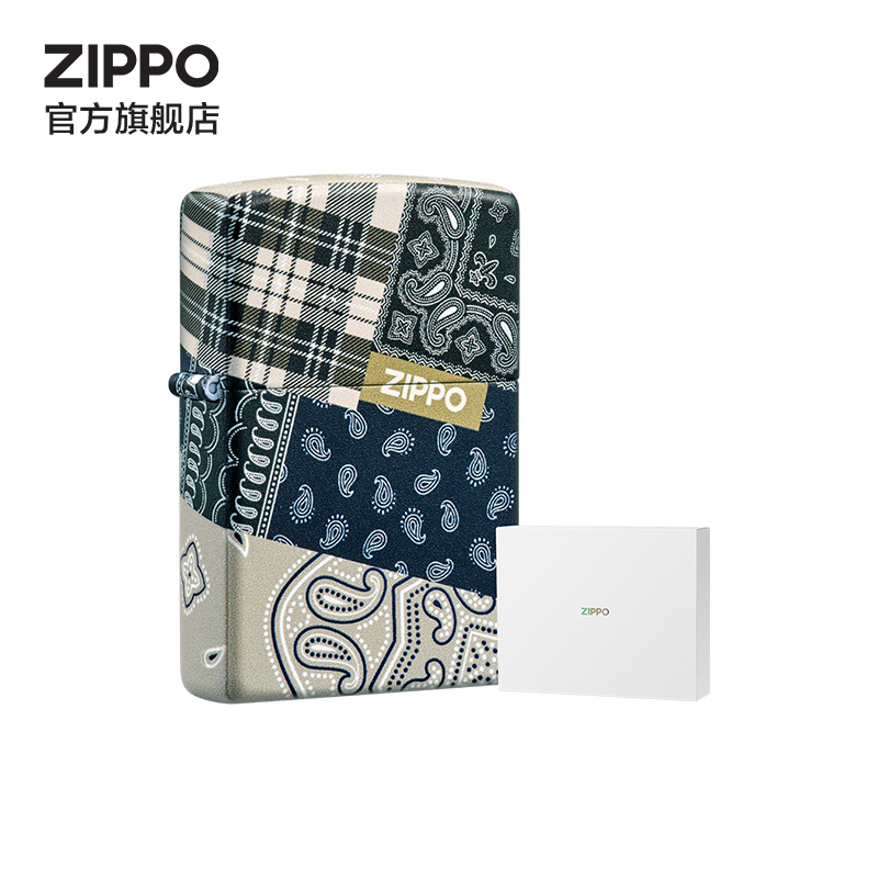 ZIPPO官方旗舰店之宝腰果拼花防风煤油打火机创意拼接 送男友礼物 - 图3