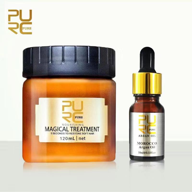 60/120ml PURC Magical keratin Hair Treatment Mask 5 Seconds-图3