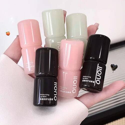 1Pc Peach Moisturizing Lip Balm Colorless Hydrating Lips Mas - 图3