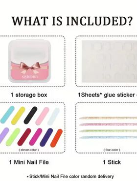 10pcs Handmade Nails Sheer Black and Silver Cat-eye Pink Dia