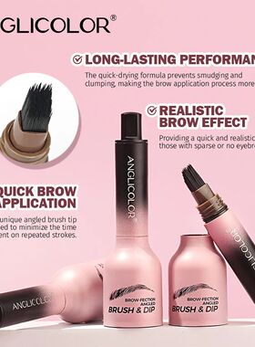 Wild Eyebrow Tint Pen Square Angled Brush Velvet Waterproof
