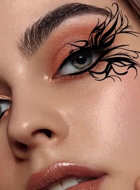 10 Halloween Removable Temporary Eye Tattoo Stickers,Can Be