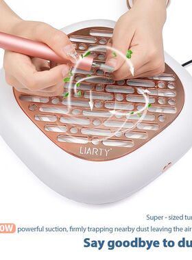130W Super Suction Brushless Nail Dust Collector Powerful Na