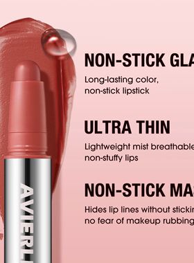 Smooth Matte Lipstick - Long-Lasting, Moisturizing, and Easy
