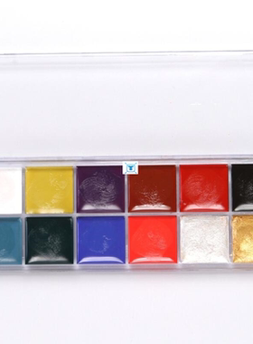 12 Colors Face Body Art Painting Body Paint Oil Painting