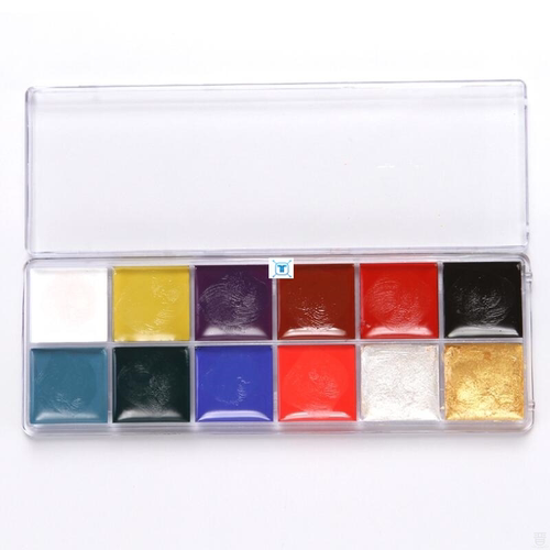 12 Colors Face Body Art Painting Body Paint Oil Painting - 图1