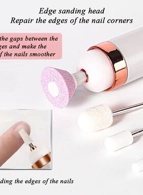 YIKOOLIN Portable Nail File Care Electric Nail Drill with 4