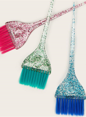 Professional Hair Dye Brush Plastic Crystal Hair Coloring