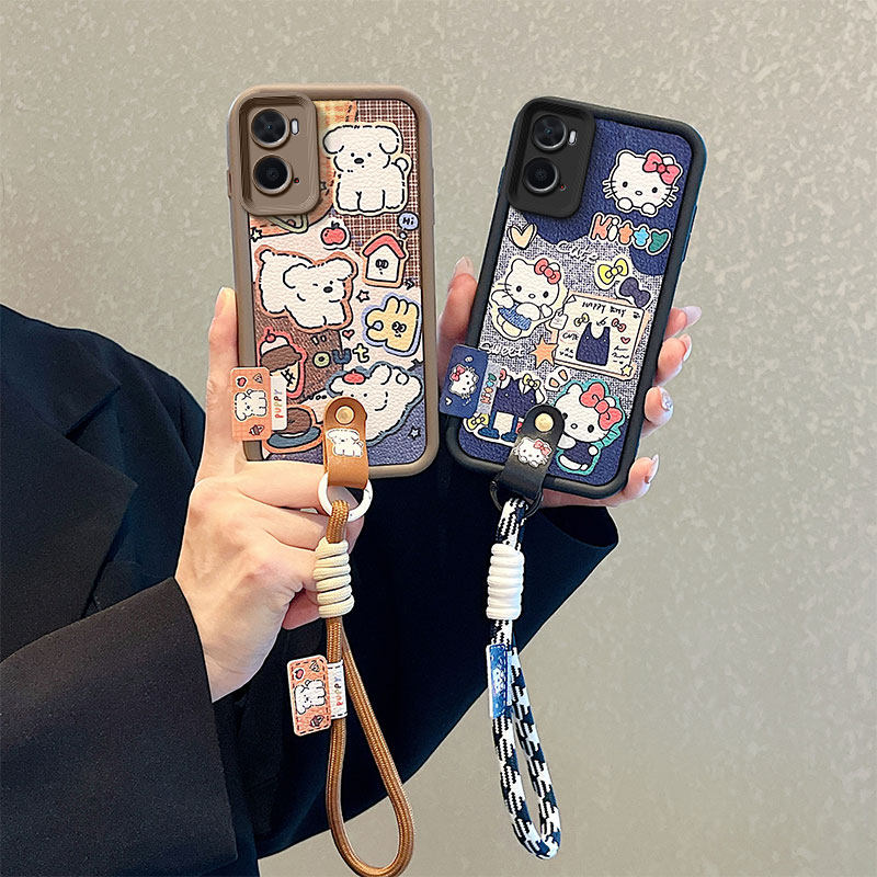 适用oppoA36手机壳A36 4G保护套PESM10学生女opooA36创意opopA36山茶花0pp0a磨砂opp0A36可爱手绳小羊皮潮流 - 图1