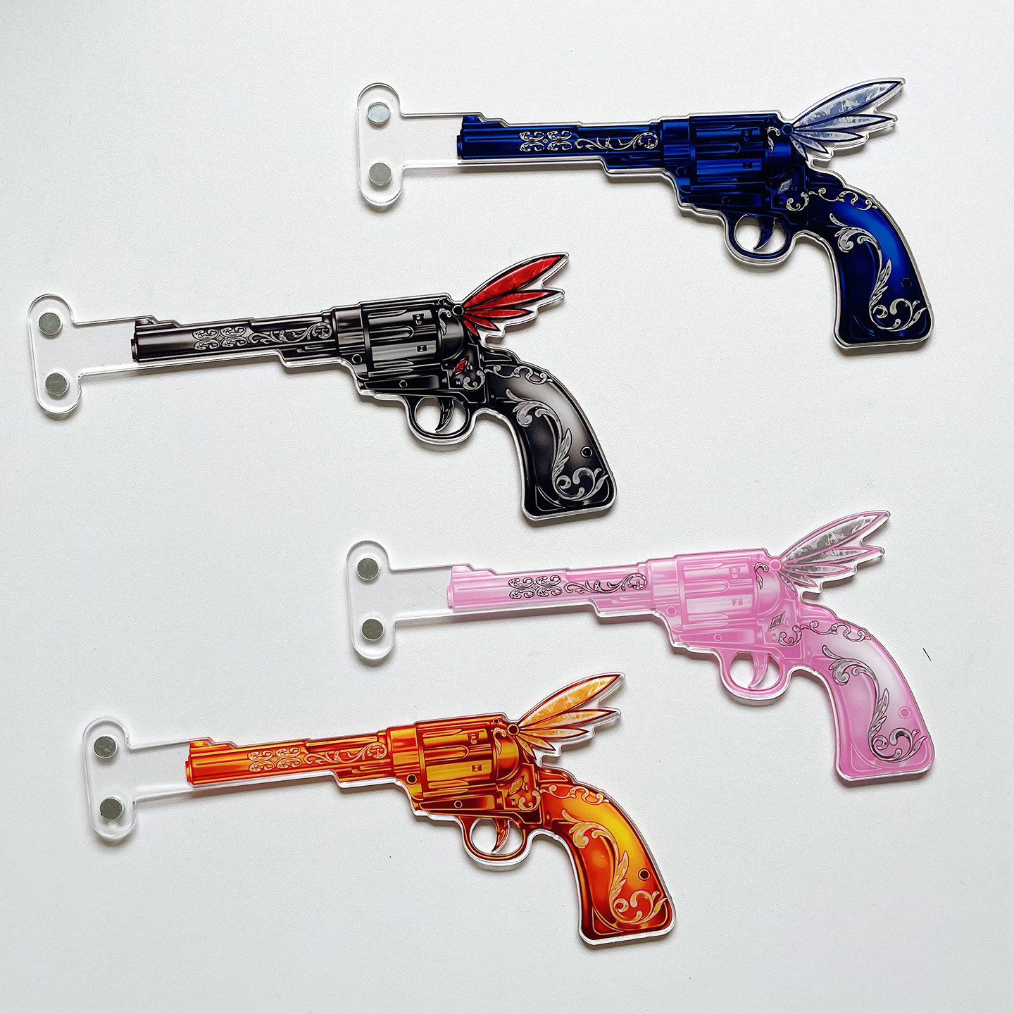 乘梦电波 原创 天使左轮 亚克力磁吸磁吸举拍棒打卡棒 谷子美化,淘宝优惠券,粉丝福利购,淘宝优惠卷