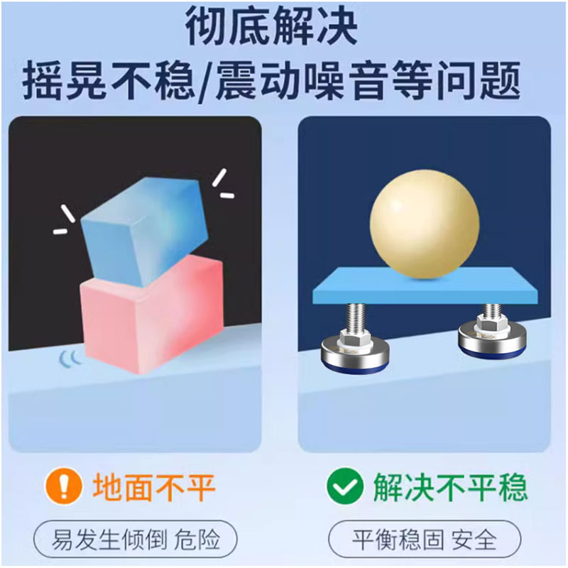 BDL比得力镀锌防静电脚杯GFR设备支撑脚减震调节脚垫重载防滑脚杯 - 图0