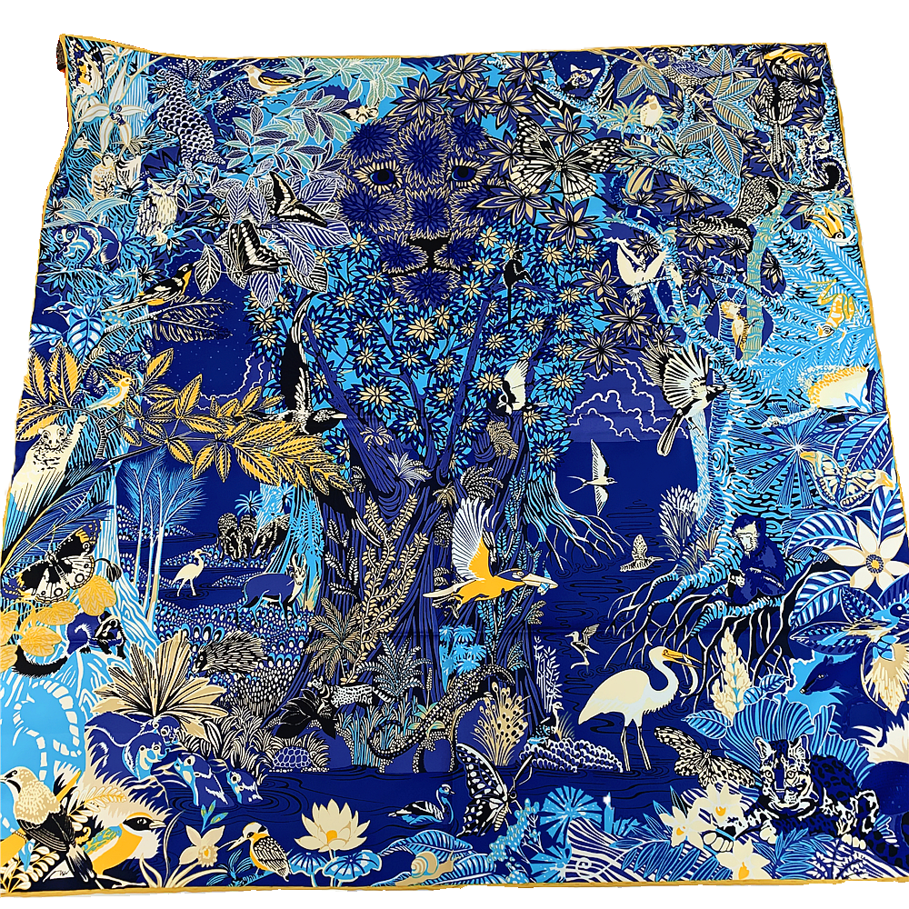 欧美法式90x90cm裱框丝巾大方巾女装饰时尚领巾洋气外搭披肩围巾,淘宝优惠券,粉丝福利购,淘宝优惠卷