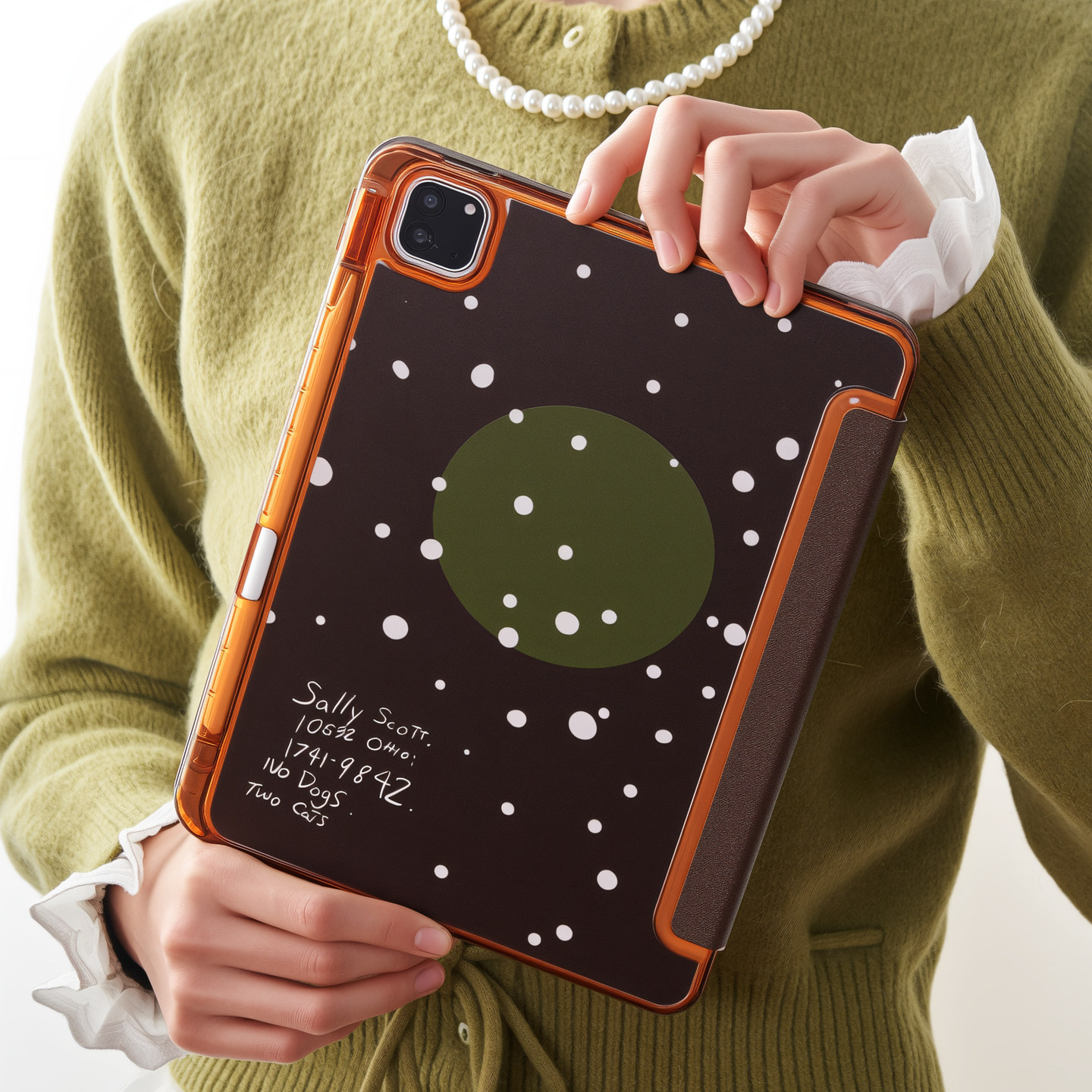 波点适用苹果ipadair7保护套平板电脑壳air6/pro带笔槽Y+三折mini7/10/11代air13寸/4/5/6亚克力卡通可爱硬壳,淘宝优惠券,粉丝福利购,淘宝优惠卷