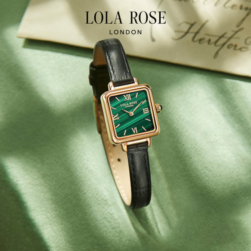 Lola Rose罗拉玫瑰小方表小众手表女款小绿表百搭高级七夕礼物 - 图1
