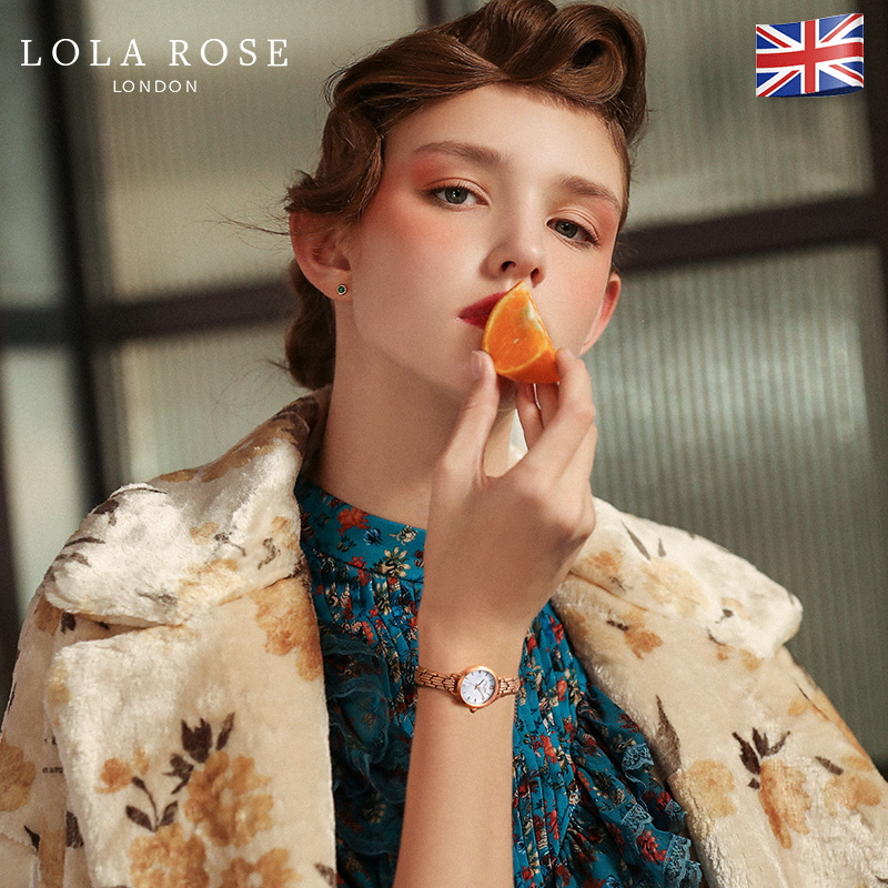 Lola 新款手表小巧精致小表盘简约钢带手表轻奢小众白贝母 Rose Lola 新款手表小巧精致小表盘简约钢带手表轻奢小众白贝母 Rose