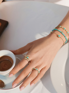 Lola Rose罗拉玫瑰日心说串珠手链女款春季手链高级小众生日礼物