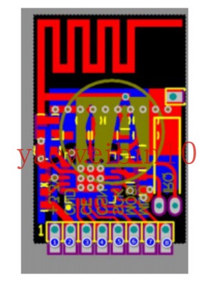 NRF24L01无线模块迷你版功率加强版 2.4G无线收发模块-图1