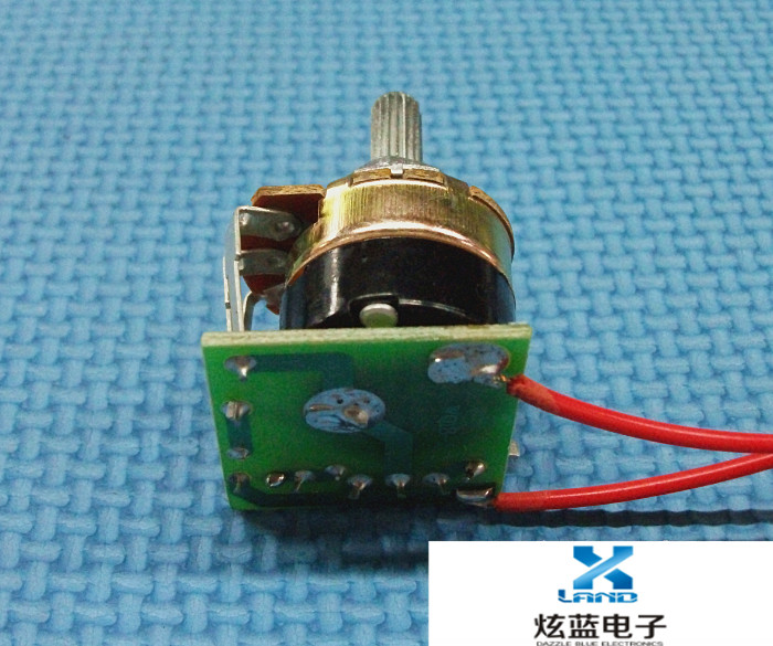 220V 500W调光调压调温调速开关 500W调速器无极变速电热器调温-图1