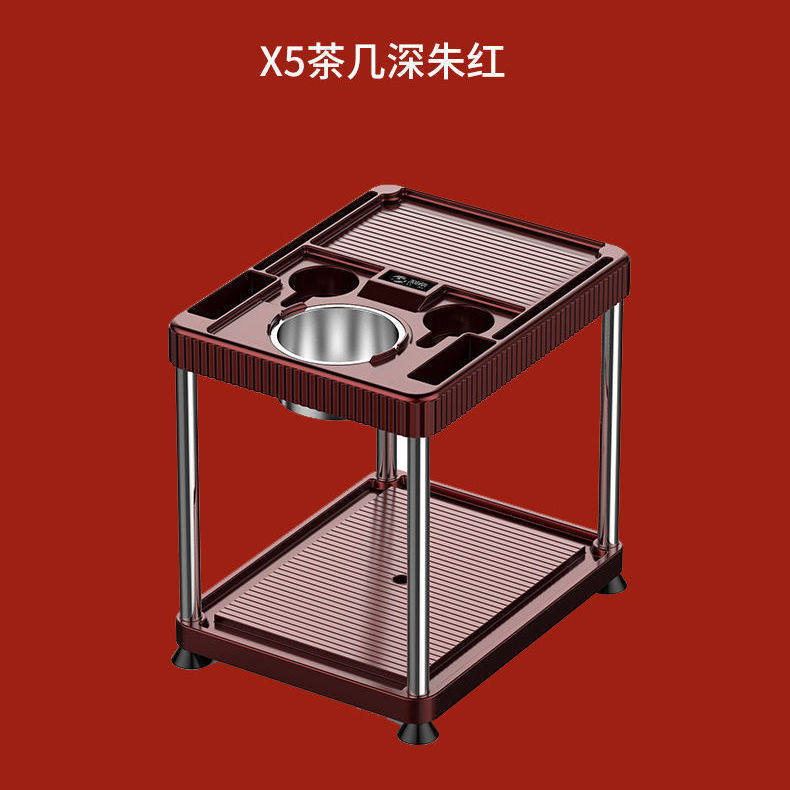 麻雀麻将机茶几麻将桌旁小茶机茶水架放水杯塑料茶台茶吧机小桌子