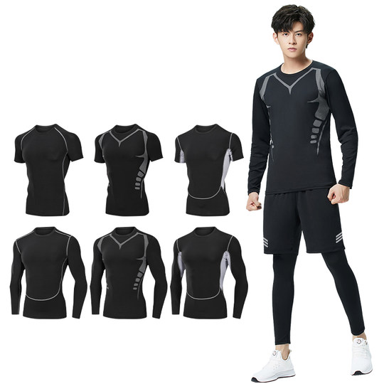 游泳衣男士套装速干上衣防尴尬大码泳裤长袖冲浪服全套宽松沙滩裤