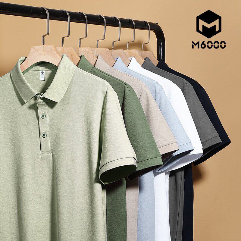 m6000定制polo衫男短袖保罗工作服 m6000T恤