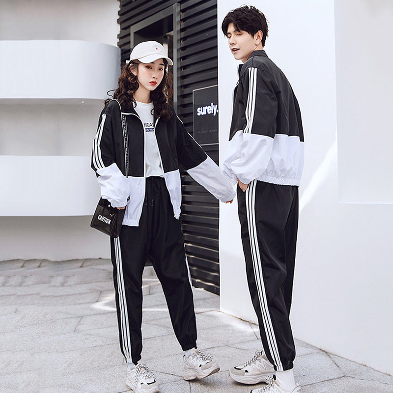 初高中学生班服定制校服情侣卫衣 卡瑟薇休闲运动套装