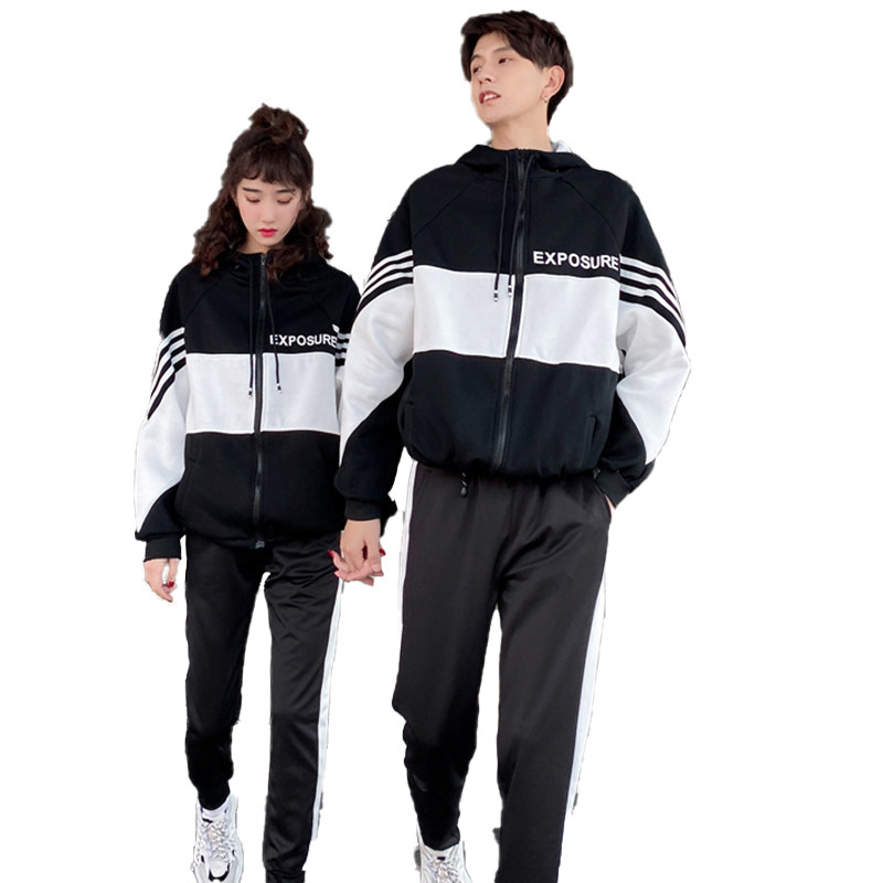 小众设计感情侣装秋装韩版2020卫衣 卡瑟薇休闲运动套装